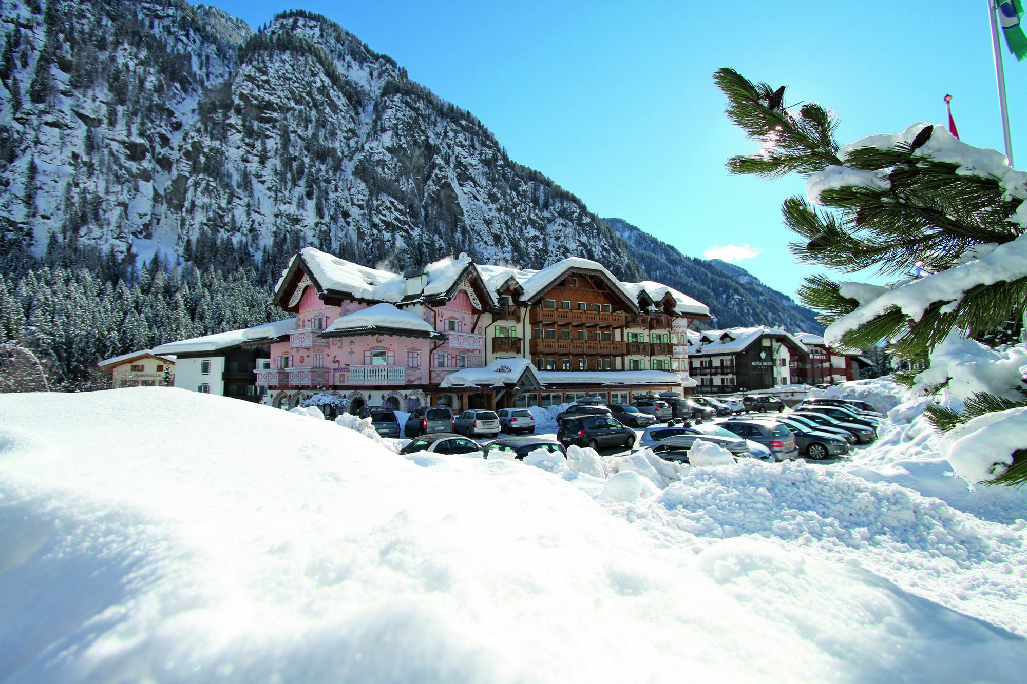 Hotel Soreghes Gran Chalet 캄피텔로디파사 외부 사진
